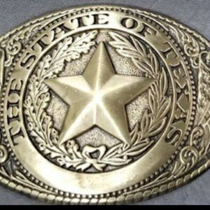 Classic vintage American Texas Belt Buckle